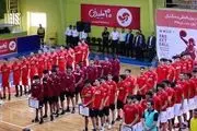 برگزاری مراسم افتتاحیه مسابقات بین المللی بسکتبال