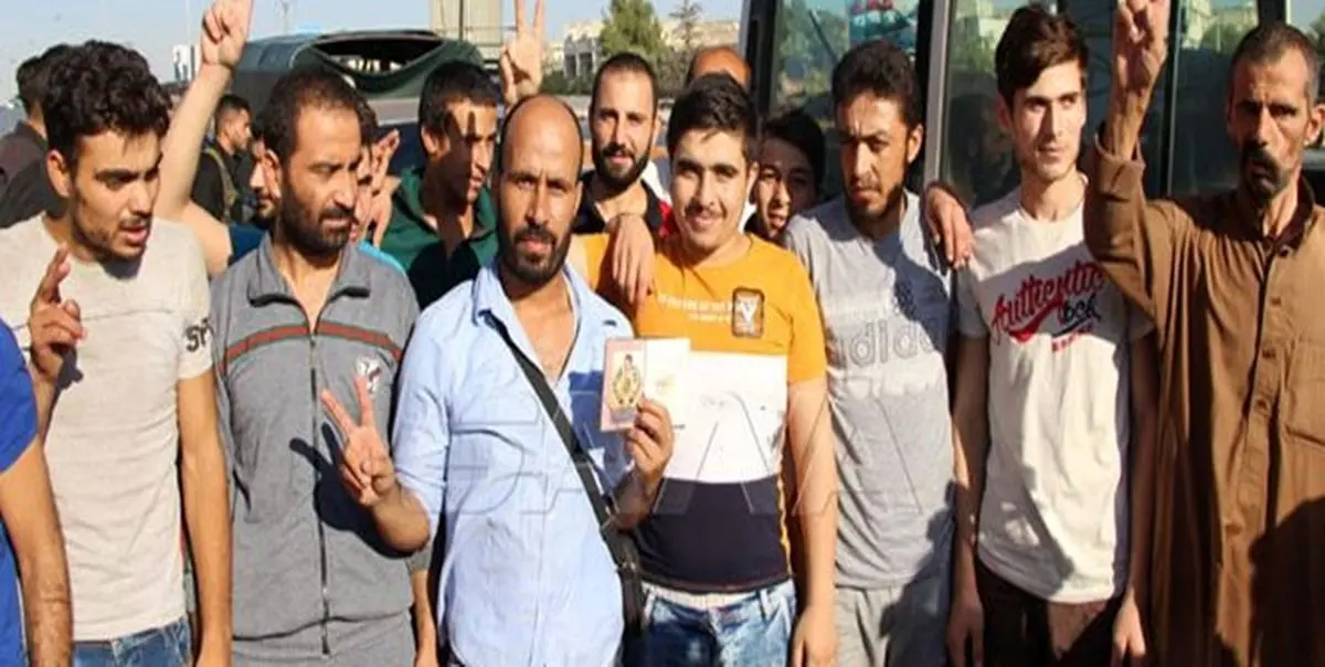 15 نفر از نیروهای ارتش سوریه آزاد شدند