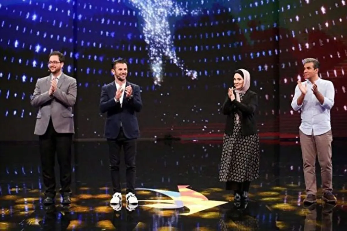 وقتی امین حیایی ذوق‌زده می‌شود/ شوخی داوران با آریا عظیمی‌نژاد+عکس