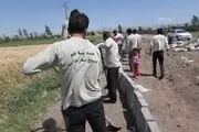 احداث کانال آب در روستای فرکوش توسط اردو های جهادی