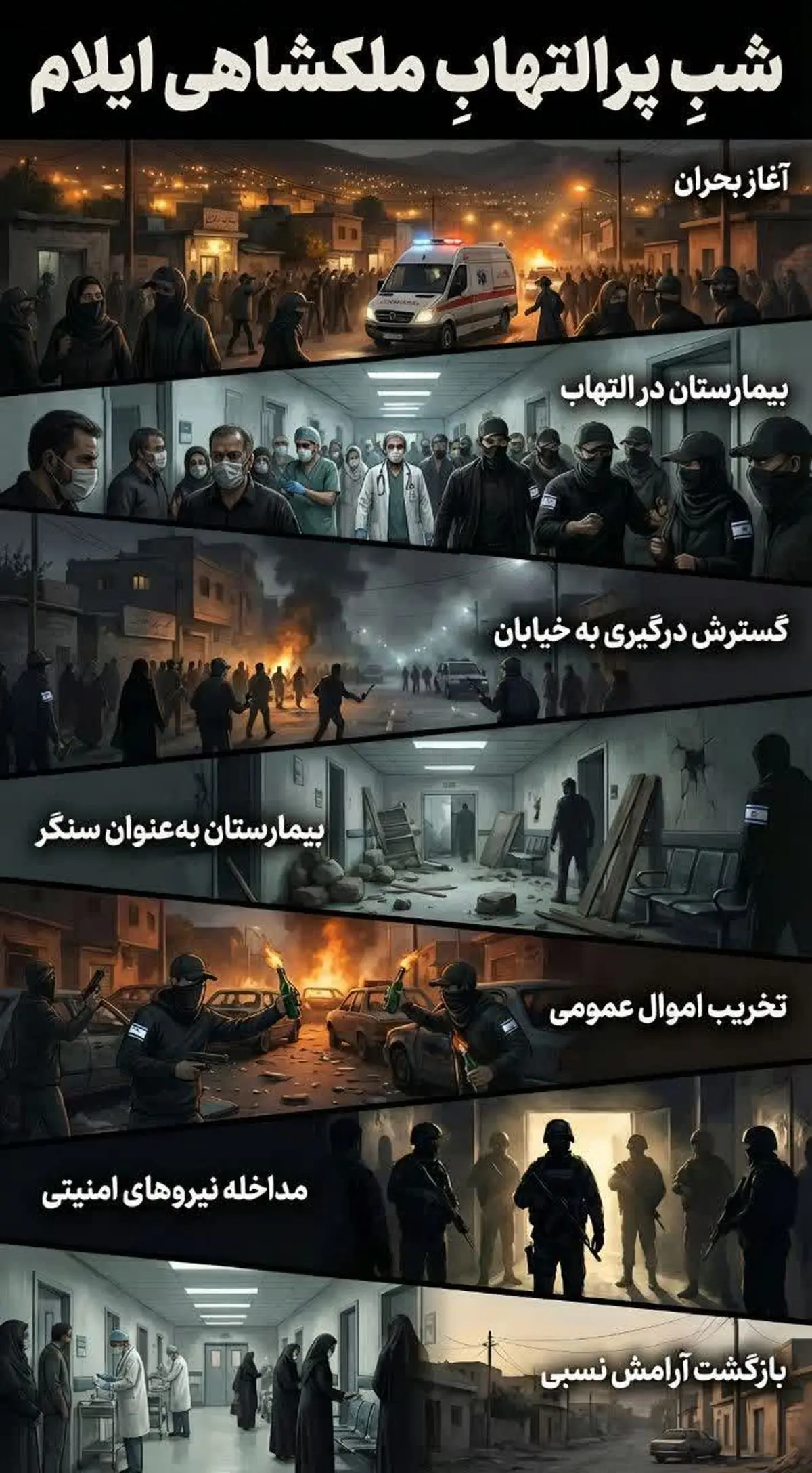 شب پرالتهاب ملکشاهی ایلام 