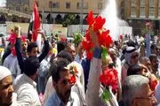 تظاهرات صدها نفر در بغداد و نجف اشرف علیه رژیم بحرین 