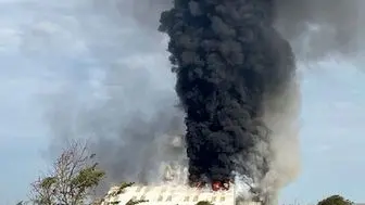 
آتش‌سوزی گسترده در «ساسکس» انگلیس

