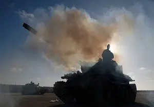 حمله هوایی ارتش ملی لیبی به شهر غریان