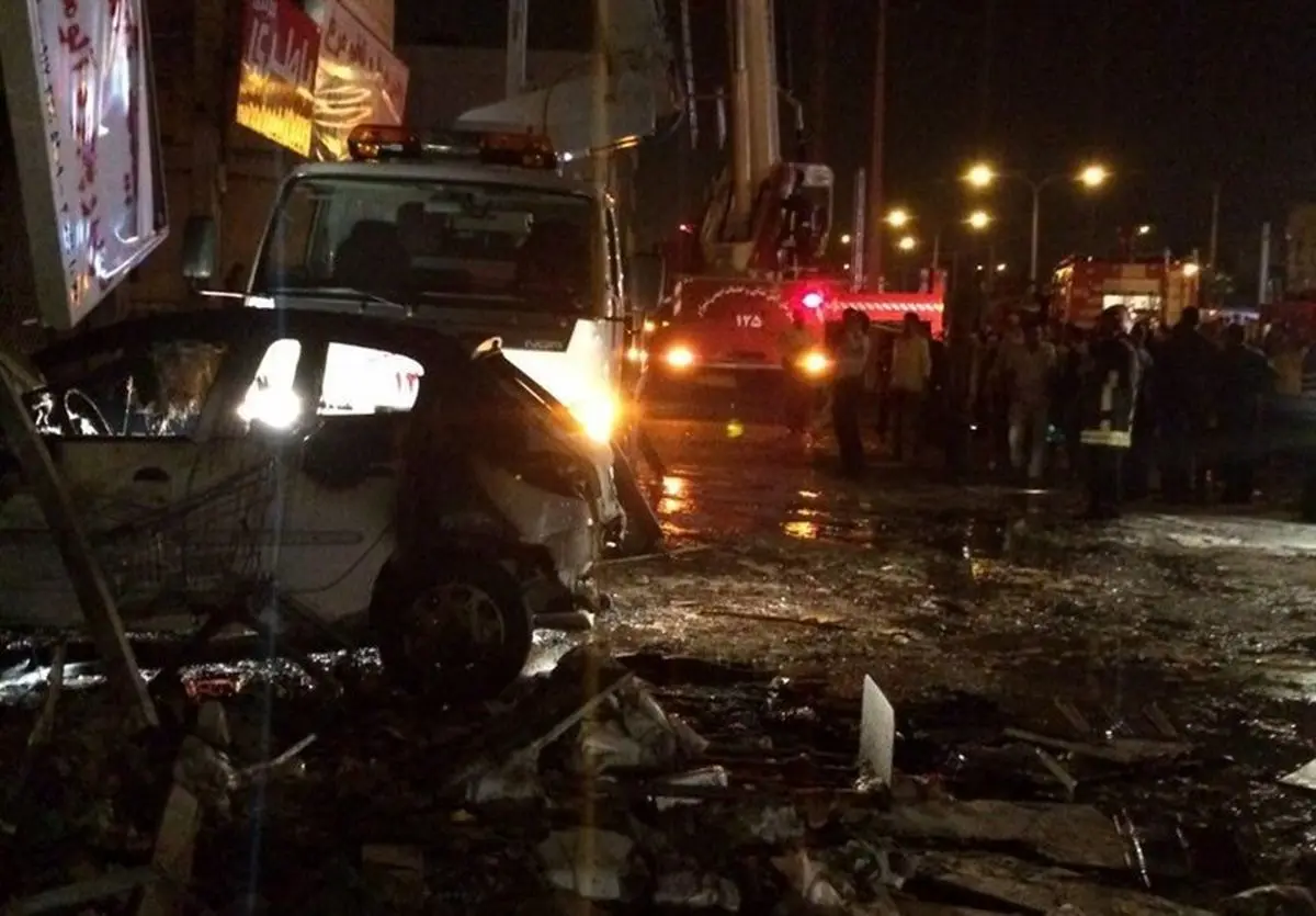 علت حادثه انفجار هایپرمارکت در شیراز مشخص شد