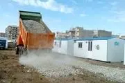 تحویل ۲۰۰۰ کانکس به زلزله‌زدگان کرمانشاه توسط ارتش