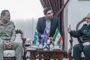 دیدار فرمانده کل سپاه با فرمانده ارتش پاکستان