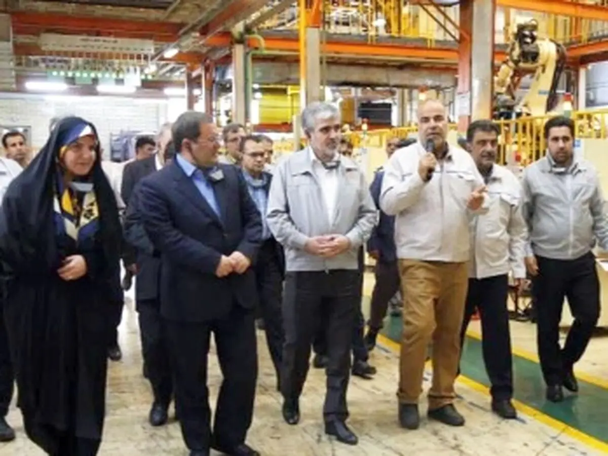 بازدید مدیرعامل بانک صنعت و معدن از سایپا