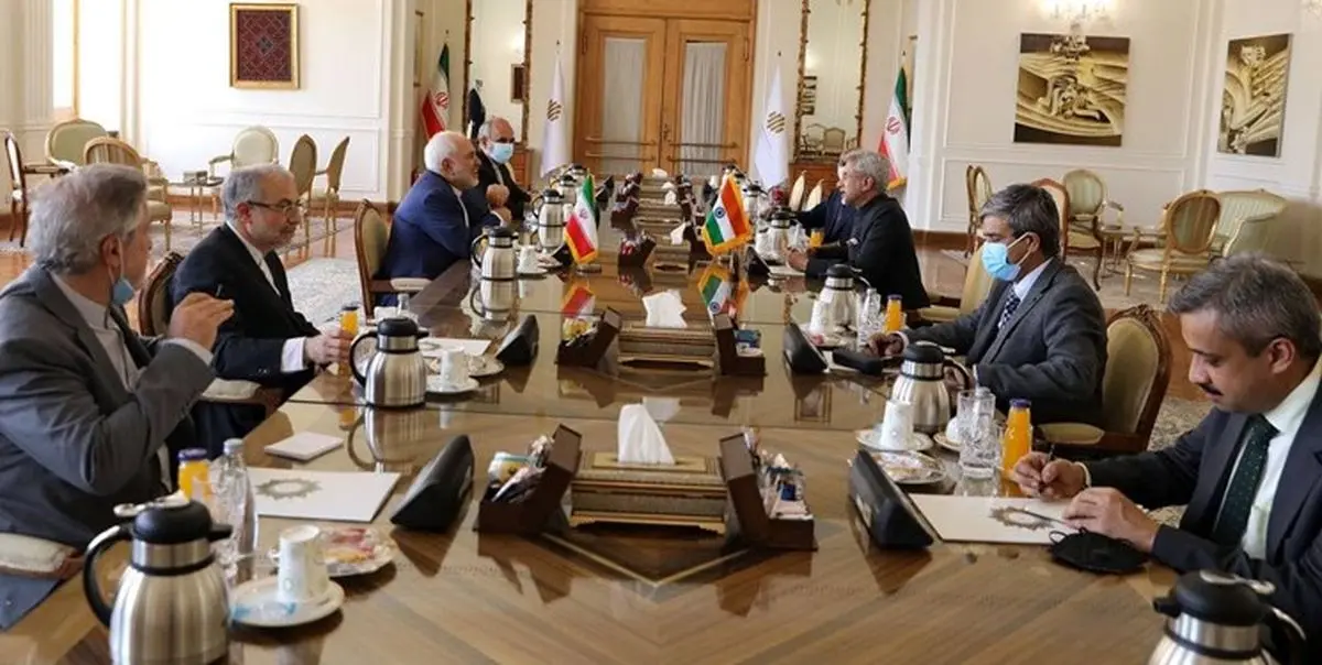 دیدار ظریف و همتای هندی اش در تهران