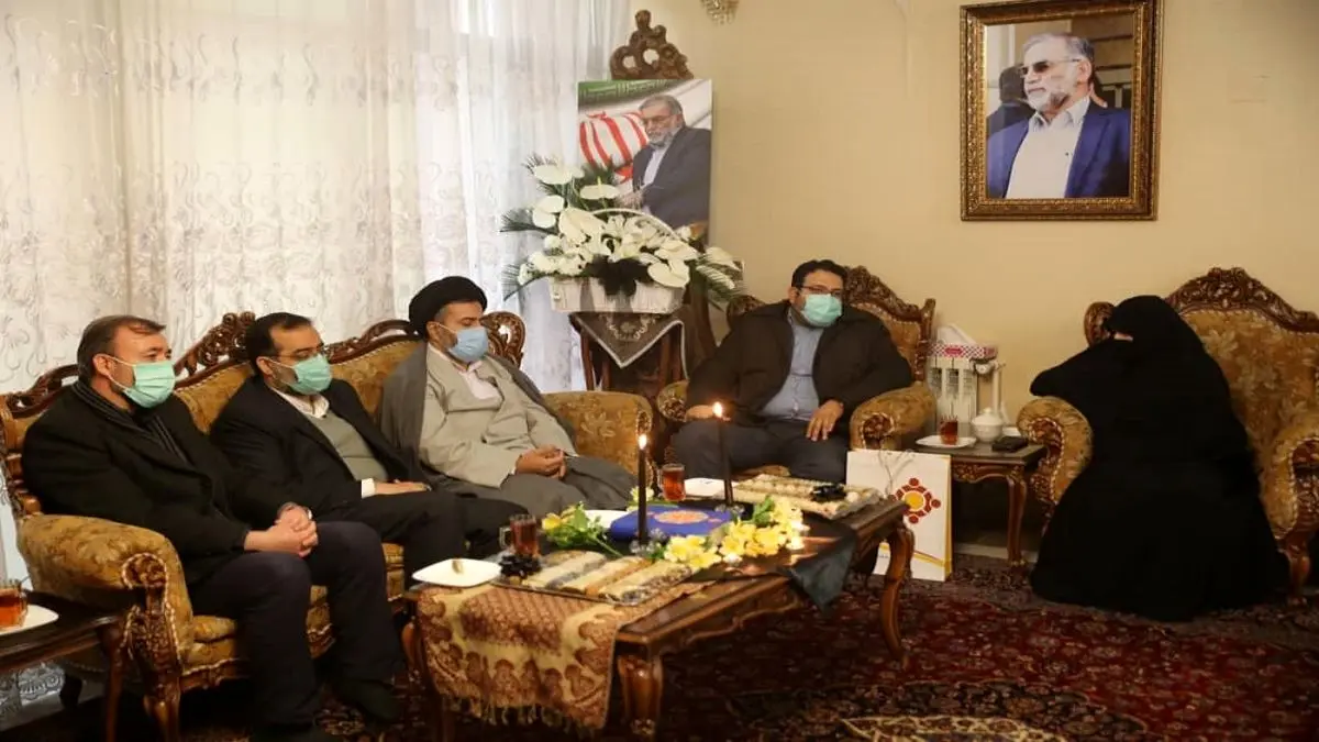 دیدار فرزندان شهدای شاخص انقلاب و دفاع مقدس با خانواده شهید فخری زاده