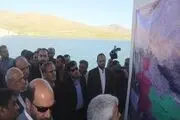 سد تنگه حمام قصرشیرین با حضور معاون رئیس جمهور افتتاح شد + تصویر