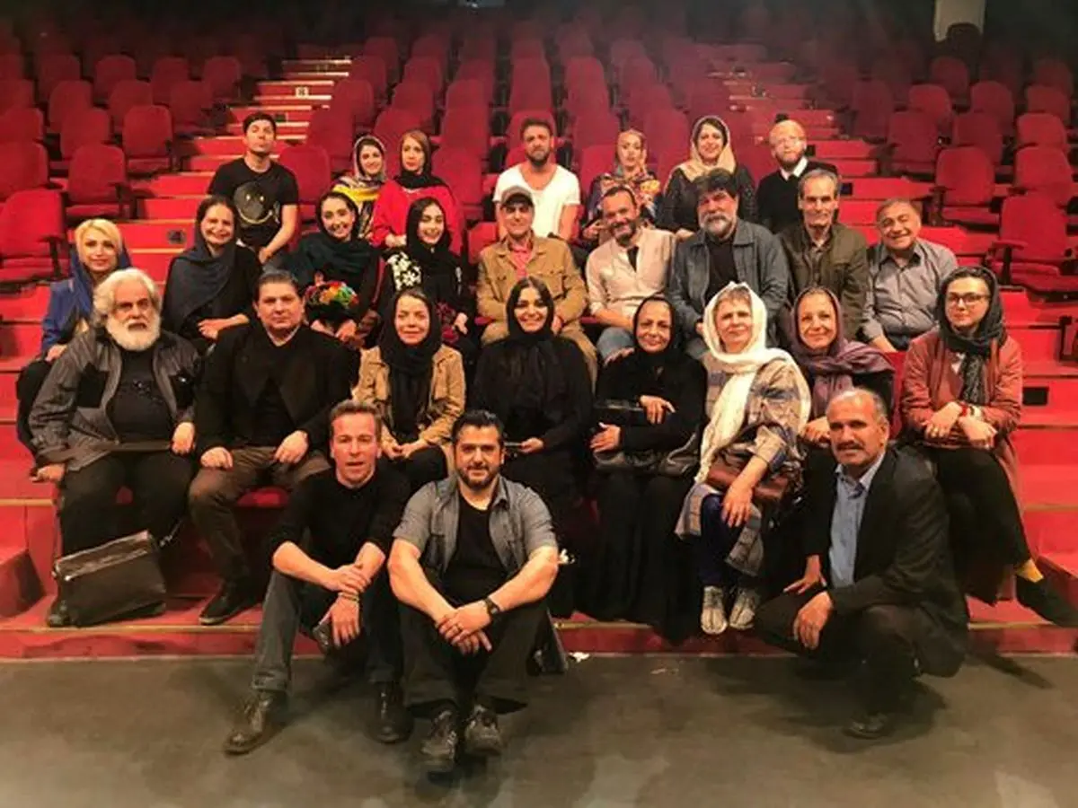 چهره ها به تماشای نمایش خانم بازیگر نشستند/ از گوهر خیراندیش تا گلاب آدینه
