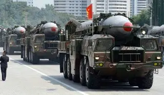 رژه هسته‌ای ارتش کره شمالی+ تصاویر