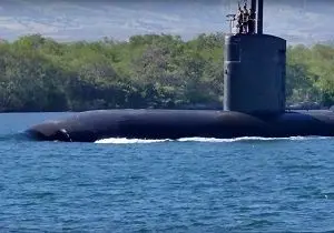 زیردریایی هسته‌ای آمریکا وارد دریای مدیترانه شد