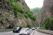 مسدود شدن جاده چالوس از ساعت ۱۶ و یک‌طرفه شدن از ساعت ۱۷
