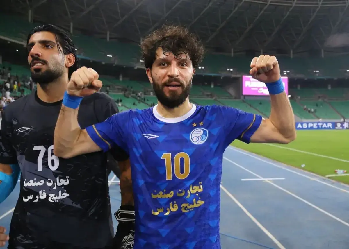 ژست جالب ماشاریپوف بعد از برد استقلال مقابل السد
