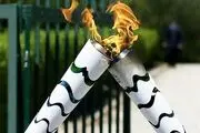 مشعل المپیک خاموش شد /فیلم