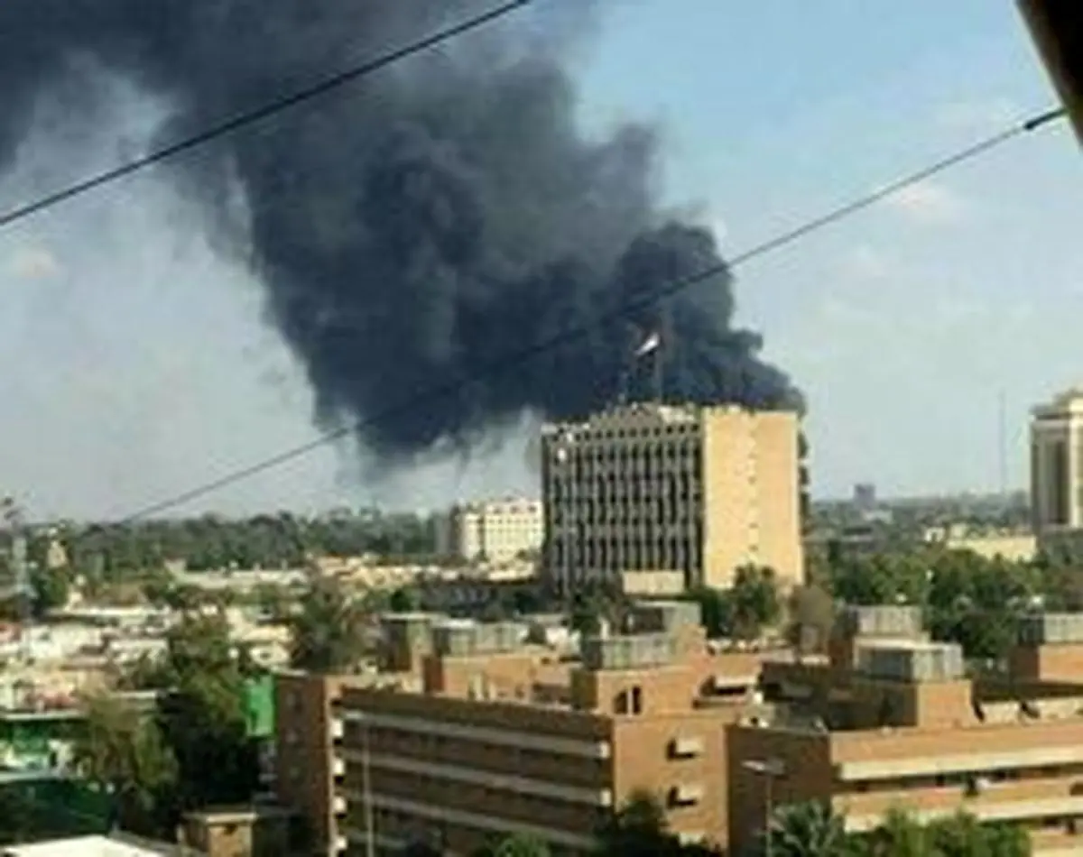 سفارت آمریکا در عراق دچار آتش سوزی شد