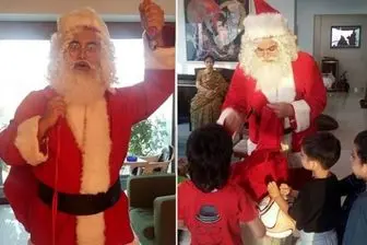 امیرخان بابانوئل شد+عکس