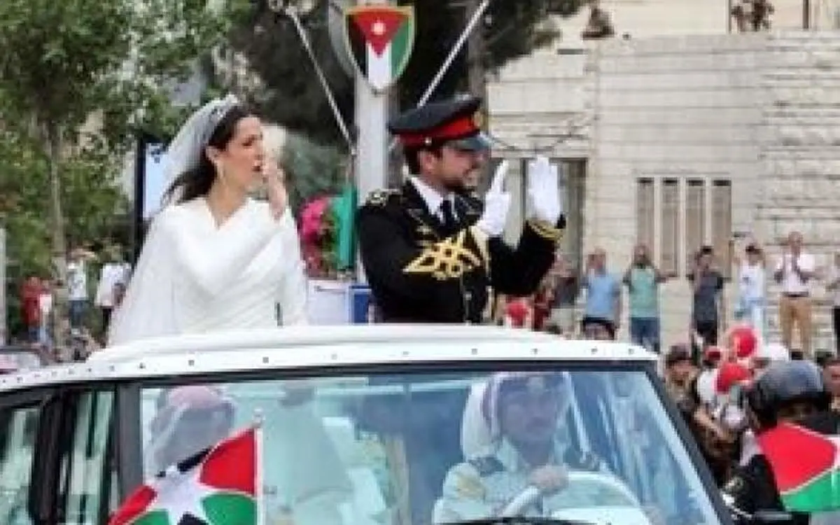 ماشین عروسی ولیعهد اردن+فیلم