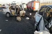 2کشته و سه زخمی بر اثر حادثه تصادف در دهگلان