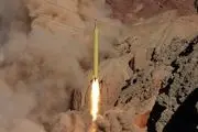  شلیک دو فروند موشک بالستیک قدر H از ارتفاعات البرز/گزارش تصویری