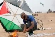 حمله هوایی صهیونیست‌ها به غزه در پاسخ به بادبادک