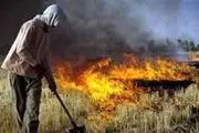«پارک ملی کرخه» همچنان در آتش می‌سوزد/ عکس