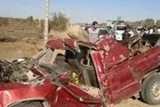 برخورد سواری پیکان با کشنده ولوو فاجعه