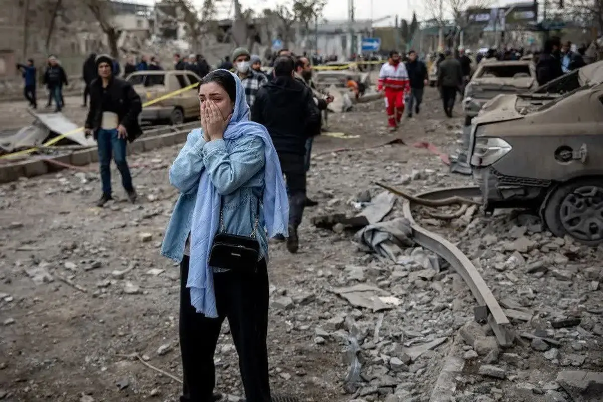 تصاویری متفاوت از حملات دشمن به مناطق مسکونی تهران