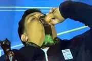 مدال طلای وزنه برداری زودتر به ایران رسید
