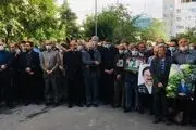 مراسم بدرقه پیکر حجت‌الاسلام دعایی برگزار شد