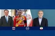 
ارسال پیام پزشکیان به پادشاه تایلند
