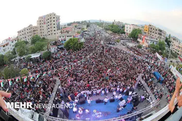 جشن پیروزی بشار اسد