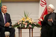روحانی با رئیس‌جمهور قزاقستان دیدار کرد