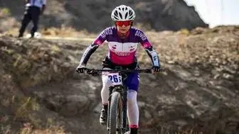 مدال برنز دختر رکابزن ایران در قهرمانی آسیا
