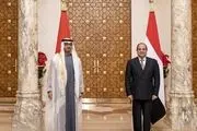 رایزنی ولی‌عهد ابوظبی با رئیس‌جمهور مصر