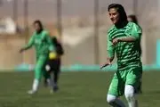 گل تکنیکی زهرا علیزاده فوتبالیست زن در شهرداری سیرجان+فیلم