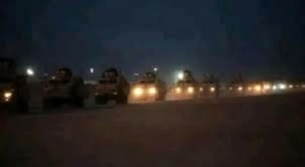 کاروان بزرگ نظامیان آمریکایی وارد عراق شد