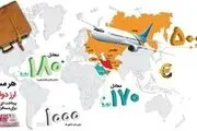میزان ارز دولتی مسافران+اینفوگرافیک