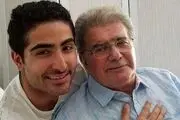 محمد رضا شجریان و بازیگر مشهور در چهارشنبه سوری+عکس