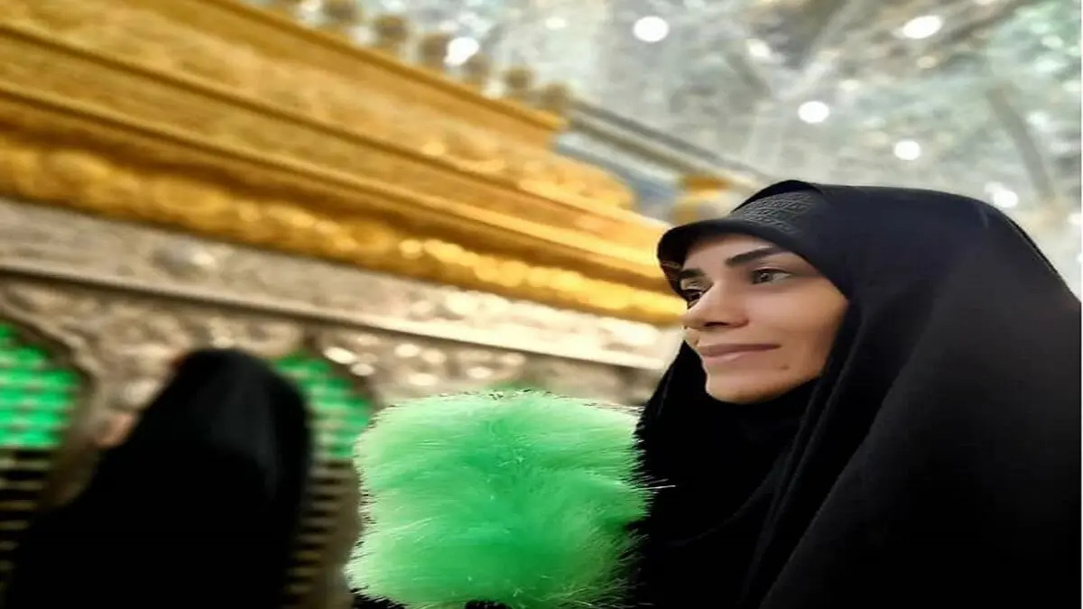 خداحافظی الهام چرخنده با کربلا /عکس