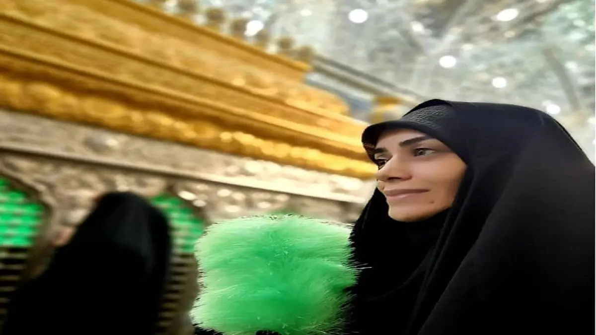 خداحافظی الهام چرخنده با کربلا /عکس