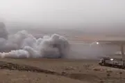 
لحظه شلیک موشک‌های ایران همزمان با حمله جنگنده اسرائیل به لانچرها
