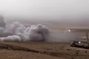 لحظه شلیک موشکهای ایران همزمان با حمله جنگنده اسرائیل به لانچرها