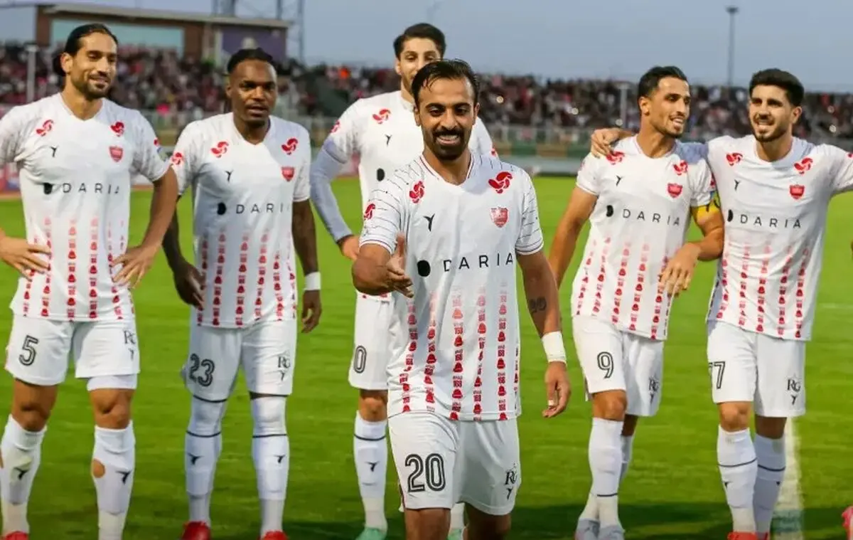 مدافع راست پرسپولیس با یک شادی ویژه خبرساز شد+ عکس