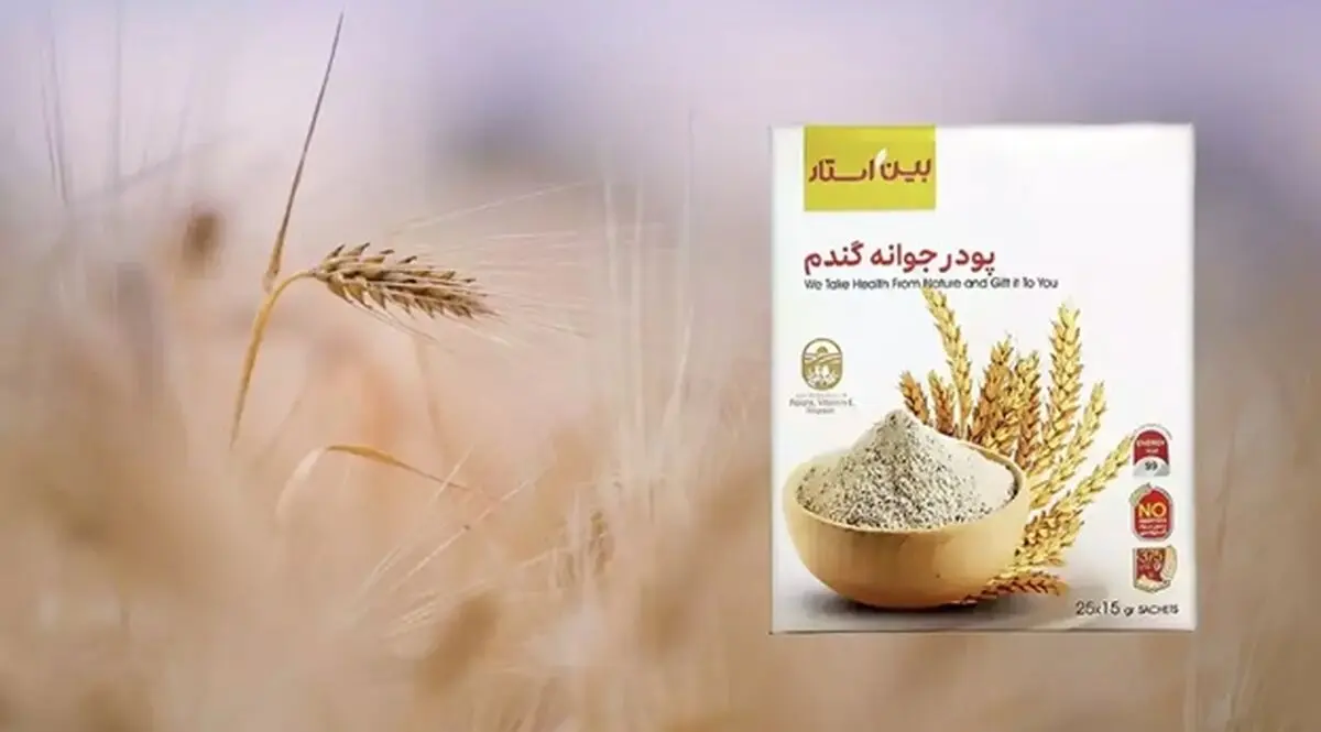 خرید پودر جوانه گندم بین استار 