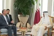 قول امیر قطر در دیدار با وزیر خارجه ایران
