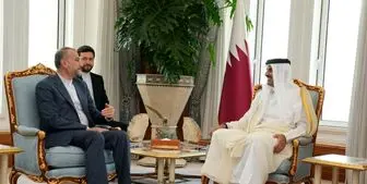 قول امیر قطر در دیدار با وزیر خارجه ایران