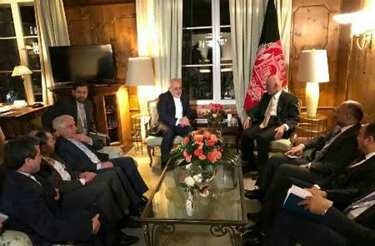دیدار ظریف و اشرفغنی در مونیخ